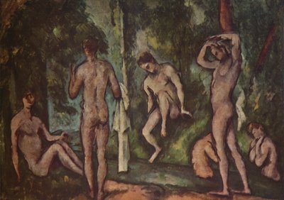 De badende, 1894, 1937. af Paul Cézanne
