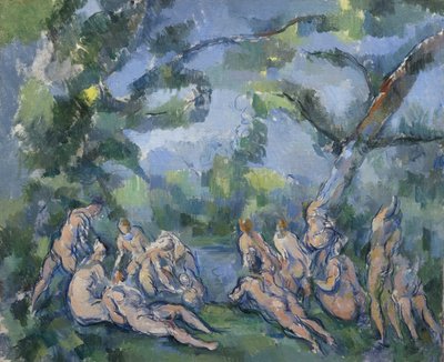 De badende, 1899-1904 af Paul Cézanne