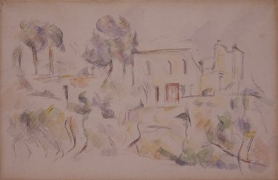 The Coach House (The Shed at Château Noir) af Paul Cézanne