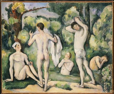 De fem badende, ca. 1880-82 af Paul Cézanne