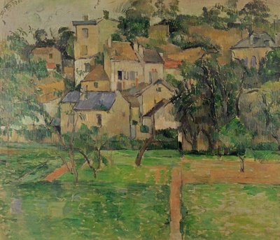 Eremitagen i Pontoise, 1884 af Paul Cézanne