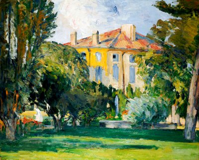 Huset ved Jas de Bouffan, 1882-85 af Paul Cézanne