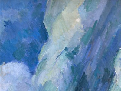 The Large Bathers, ca. 1900-06 olie på lærred detalje fra 2052 af Paul Cézanne