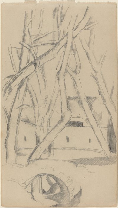 Den Lille Bro [recto], ca. 1880. af Paul Cézanne