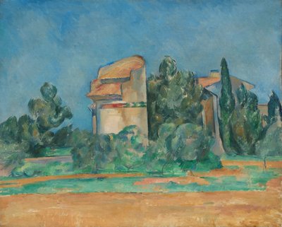 Duetårnet ved Bellevue, 1890. af Paul Cézanne