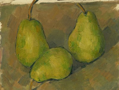 Tre pærer af Paul Cézanne