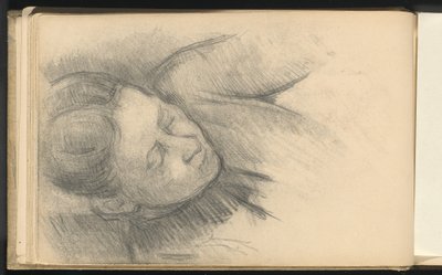 Kvinde, der læner sig frem af Paul Cézanne
