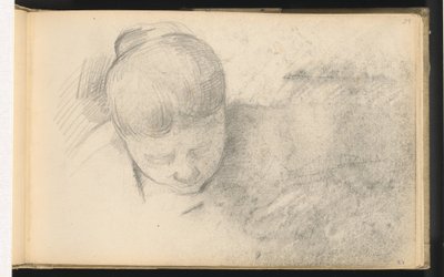 Kvinde, der læner sig frem, 18901894. af Paul Cézanne