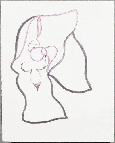 Kvinde-Blomst (Tegning af Paul Eluard