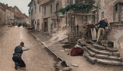 A Brave (farvefotogravure) af Paul Émile Boutigny