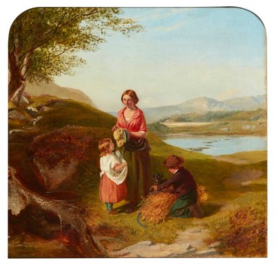 The Young Harvester (olielærred) af Paul Falconer (attr. to) Poole
