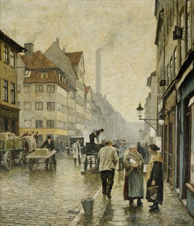 Krystalgade, Copenhagen, af Paul Fischer