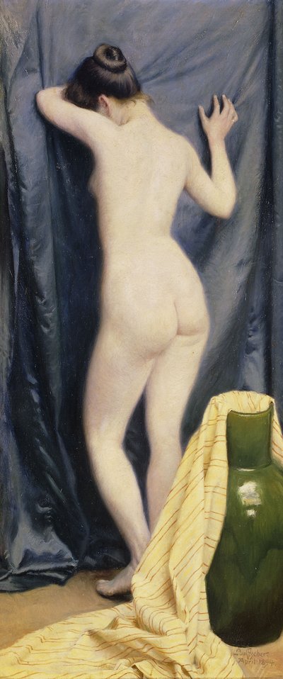 Modellen, 1894 af Paul Fischer