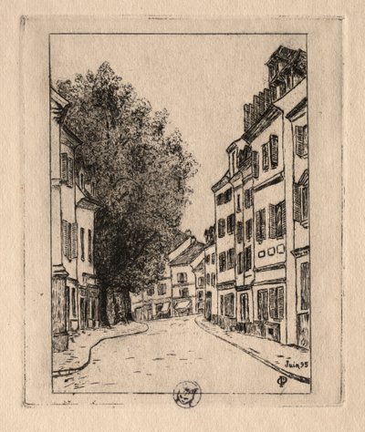 Seks raderinger: Notre Dame, Pontoise, 1895. af Paul Gachet