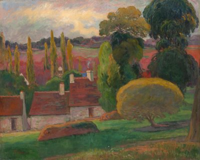 En gård i Bretagne, ca.1894 af Paul Gauguin