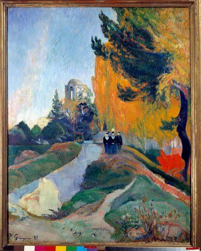 Alyscamps i Arles. Maleri af Paul Gauguin (1848-1903) af Paul Gauguin