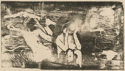 Ved Black Rocks af Paul Gauguin