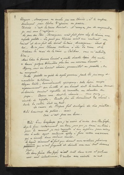 Før og efter - Beskrivelse af Gauguins ophold hos Vincent van Gogh i Arles (S. 8) af Paul Gauguin