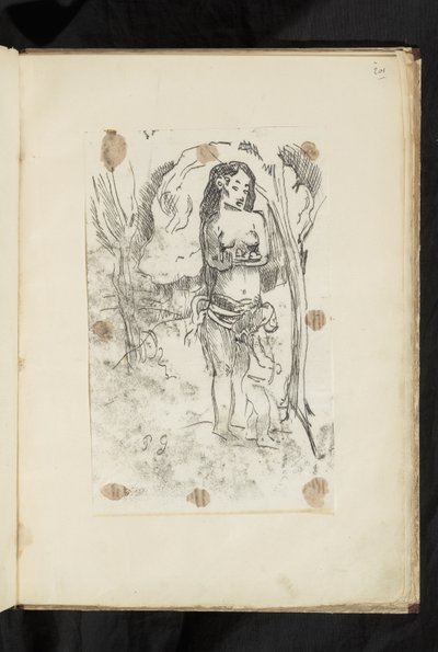 Før og efter - Kvinde og barn af Paul Gauguin