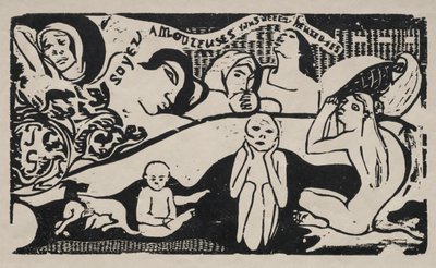 Vær forelsket, og du vil være lykkelig. af Paul Gauguin