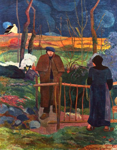 Hej Monsieur Gauguin, 1889. af Paul Gauguin