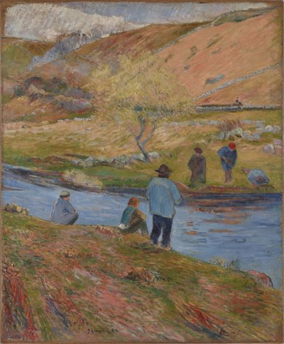 Bretonske fiskere, 1888. af Paul Gauguin
