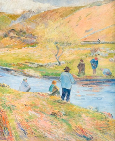 Bretonske fiskere af Paul Gauguin