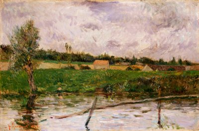 Brittany Countryside, 1879 af Paul Gauguin