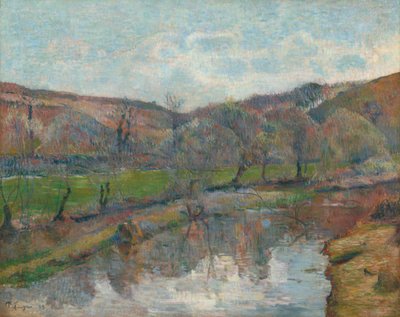 Bretagne Landskab, 1888. af Paul Gauguin