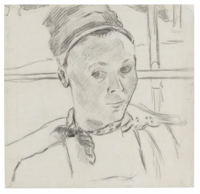 Buste af en ung bretonsk kvinde (muligvis Marie Lagadu) af Paul Gauguin