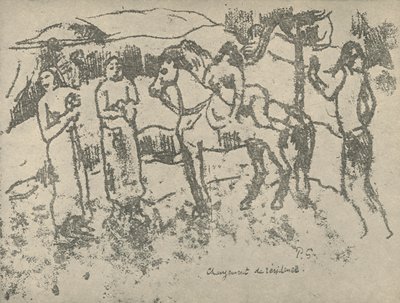 Bopælsskifte, 1936 af Paul Gauguin
