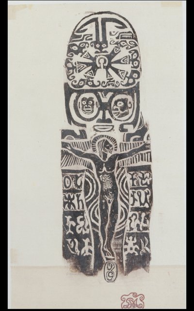 Kristus på korset, 1926., 1926. af Paul Gauguin