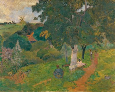 Kommer og går, Martinique, 1887 af Paul Gauguin