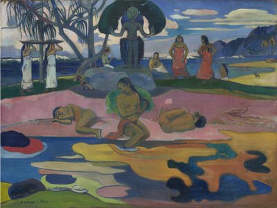Guds dag (Mahana no Atua) 1894 (olie på lærred) af Paul Gauguin