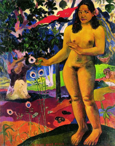 Dejlige Land Te Nave Nave Fenua, 1892. af Paul Gauguin