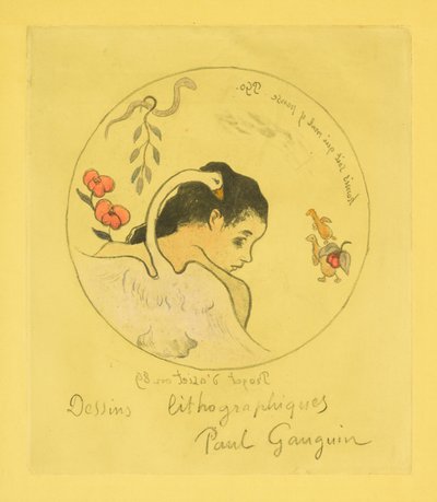 Entwurf für einen Porzellanteller af Paul Gauguin