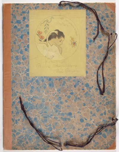 Design til en tallerken - Leda af Paul Gauguin