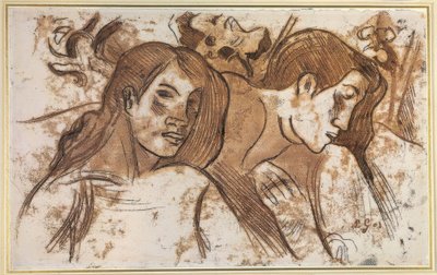To Marquesans af Paul Gauguin