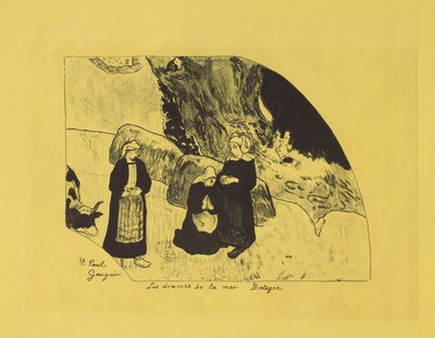 Dramen des Meeres: Bretagne af Paul Gauguin