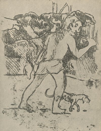 Tegning, 1936 af Paul Gauguin