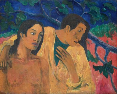Flugt (Tahiti-idyl) af Paul Gauguin