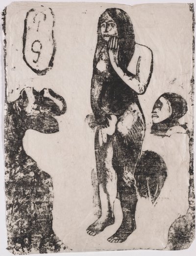 Eva, 1898-1899. af Paul Gauguin