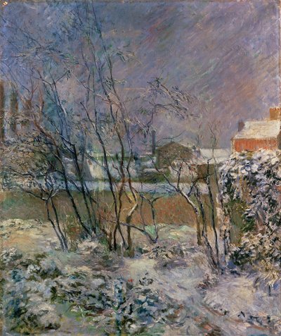 Have i sne, 1883 af Paul Gauguin