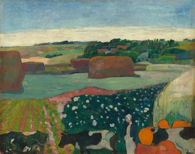 Høstakke i Bretagne af Paul Gauguin