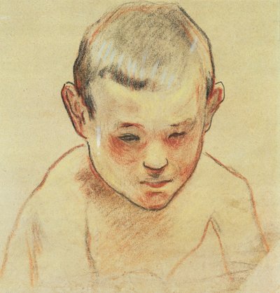 Hoved af en dreng, ca. 1886-88 af Paul Gauguin