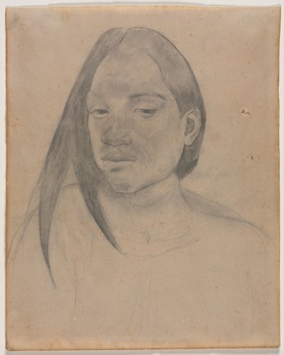 Leder af en Tahitiansk kvinde, 1891. af Paul Gauguin