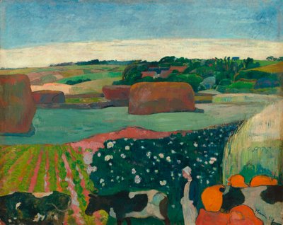 Høstakke i Bretagne af Paul Gauguin