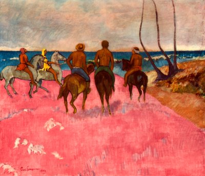 Ryttere på kysten, 1902, 1937. af Paul Gauguin