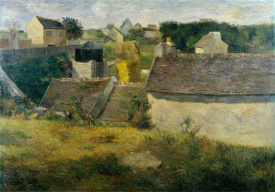 Huse ved Vaugirard Husene i Vaugiraud, 1880. af Paul Gauguin