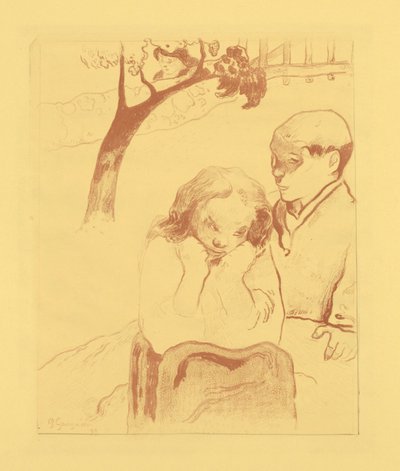 Menneskelig elendighed af Paul Gauguin
